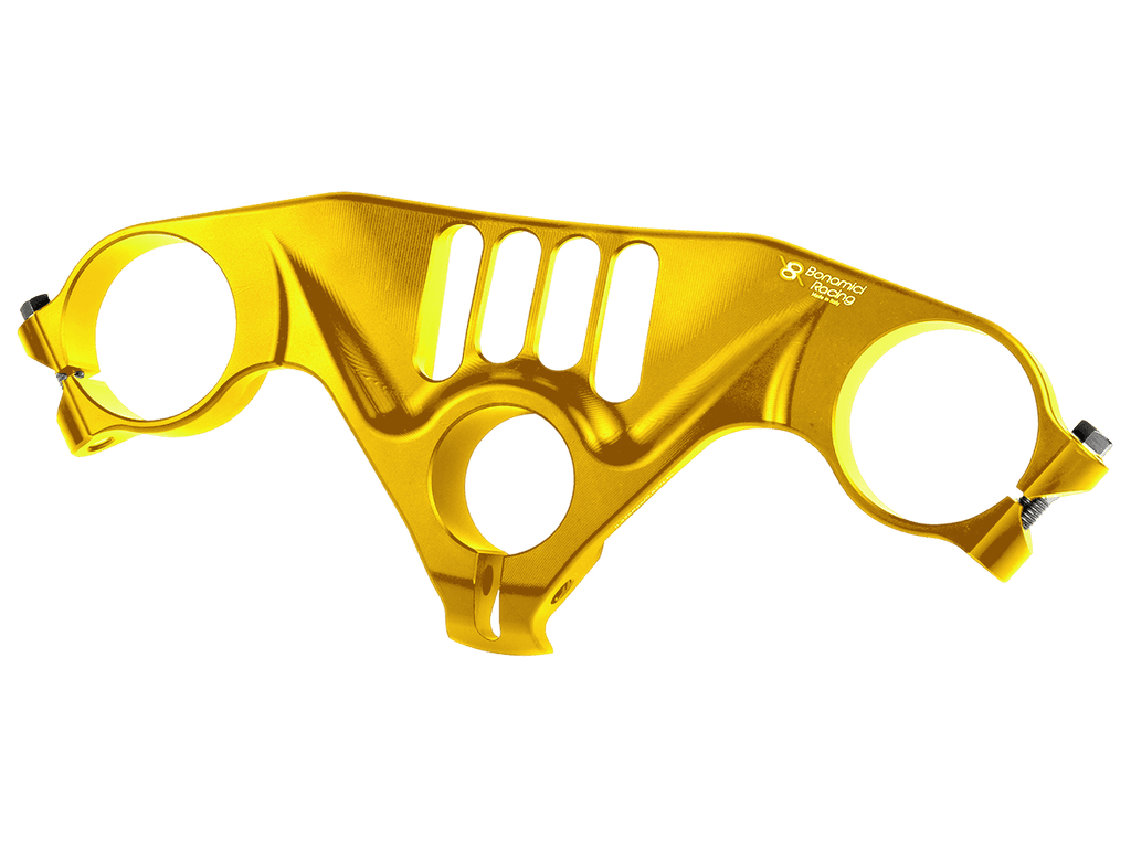Bonamici Triple Tree Clamp Ducati Panigale V4 S/R (SingleArm Rear) (Gold)