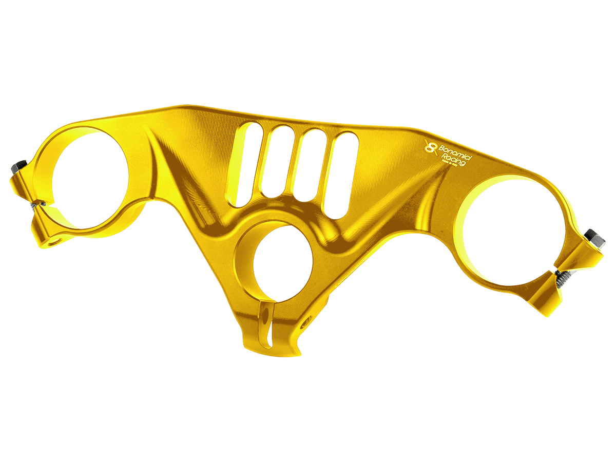 Bonamici Triple Tree Clamp Ducati Panigale V4 S/R (SingleArm Rear) (Gold)
