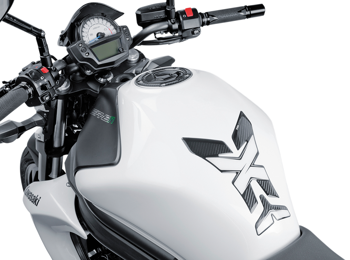 PUIG HI-TECH PARTS Xtreme Tank Pad - Tank Pad / Xtreme / Carbon 0701-0877