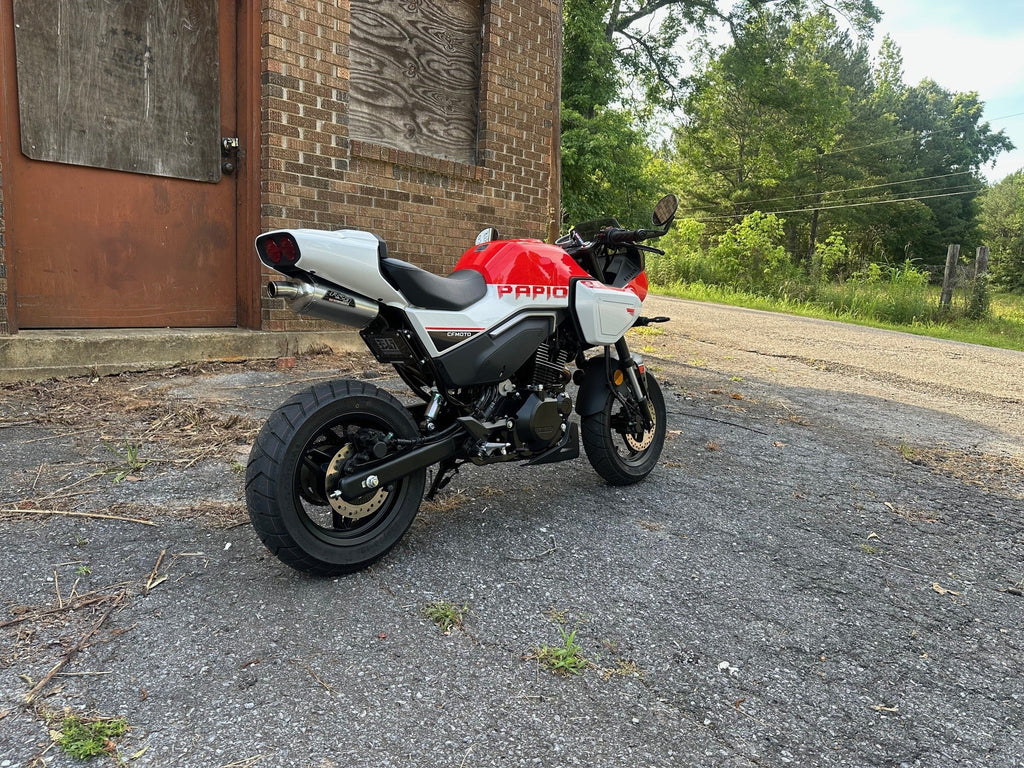 Yoshimura Papio SS/cl 24-25 RS-9 Stainless Slip-On Exhaust, w/ Aluminum Muffler