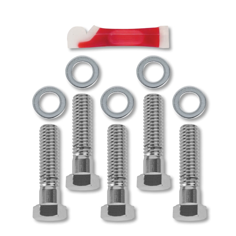 Performance Machine 00-Up HD Bolt Set Pulley Stainless Steel - 0109-0057-SS