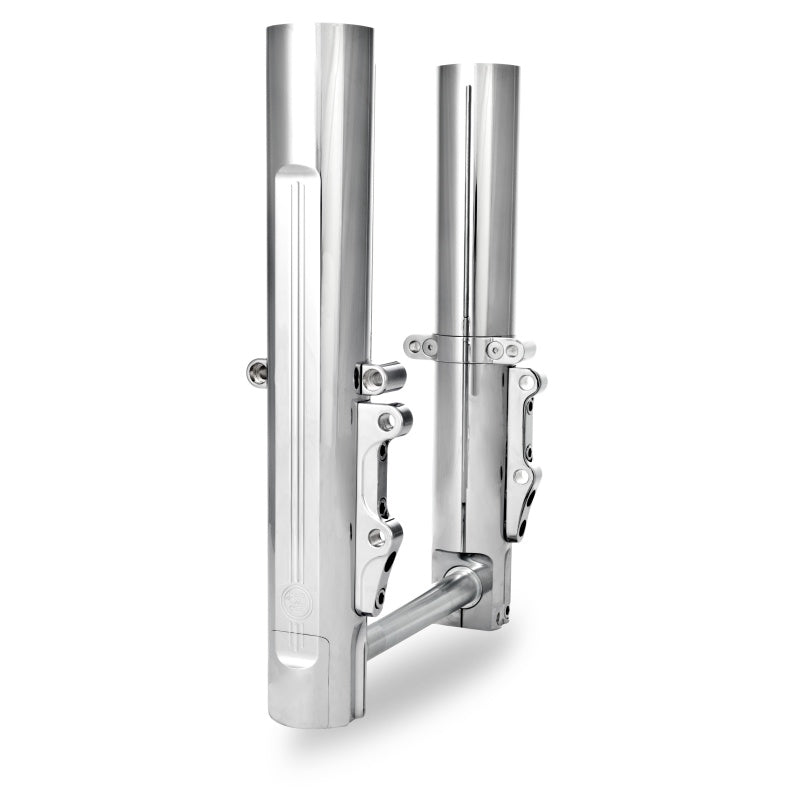 Performance Machine 14-Up FL Lower Leg Assembly - Chrome - 0208-2096-CH
