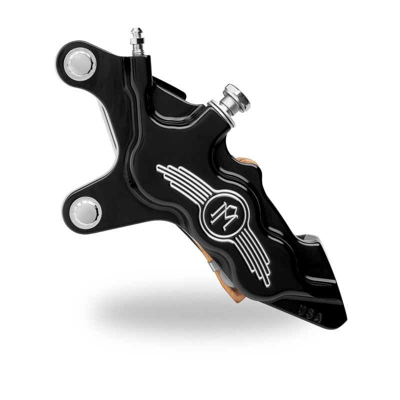 Performance Machine 2000-2021 HD Caliper 112x6B Left - For 11.5in Disc - Contrast Cut - 0051-2915-BM