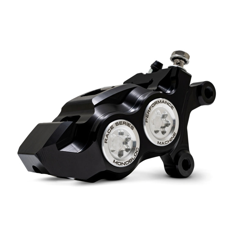 Performance Machine 2008-2023 FL,2018-2024 M8 Sftail,2006-2017 VRod 137x4B Rce Series Monobloc Caliper Right CLR - 0053-2958-MC