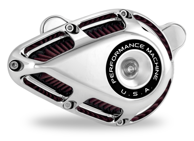 Performance Machine 23-Up CVO, 2024 Touring Jet Air Cleaner - Chrome - 0206-2167-CH