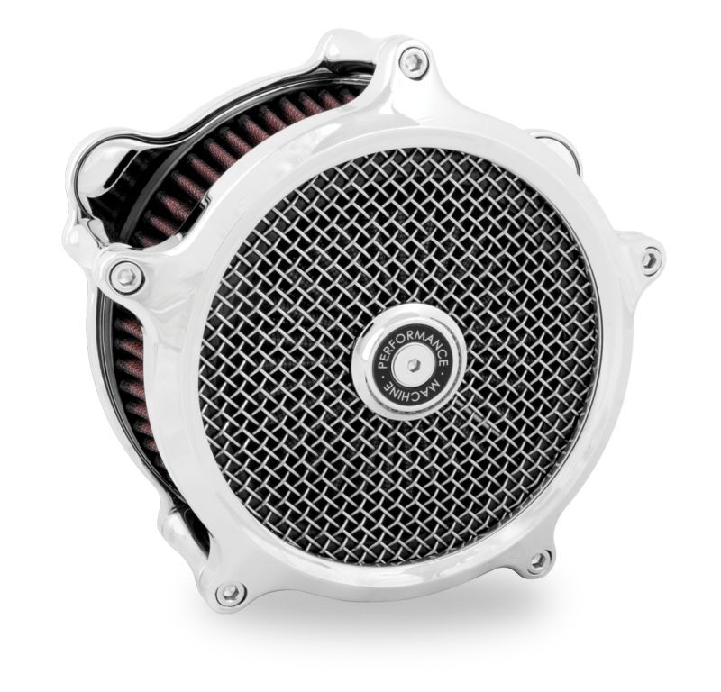 Performance Machine 23-Up CVO, 2024 Touring Super Gas Air Cleaner - Chrome - 0206-2165-CH