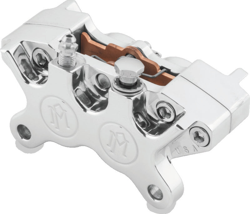 Performance Machine 4 Piston Classic Caliper - Polished - 0052-2400-P