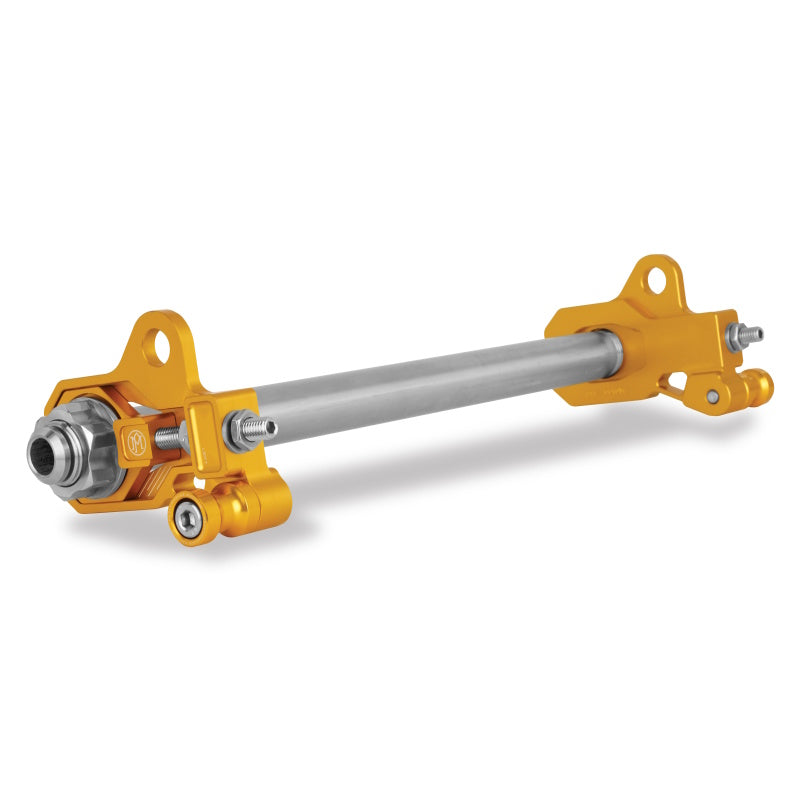 Performance Machine Axle Adjuster Kit - Gold Ano - 0117-0028M-G