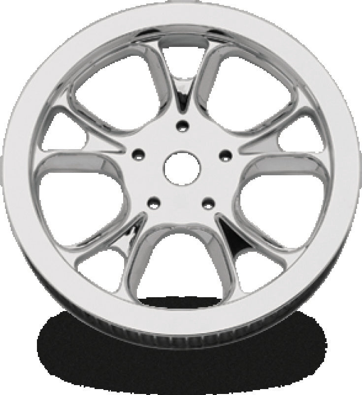 Performance Machine Belt Pulley 66T x 1in Gatlin - Chrome - 0093-6266GATL-CH