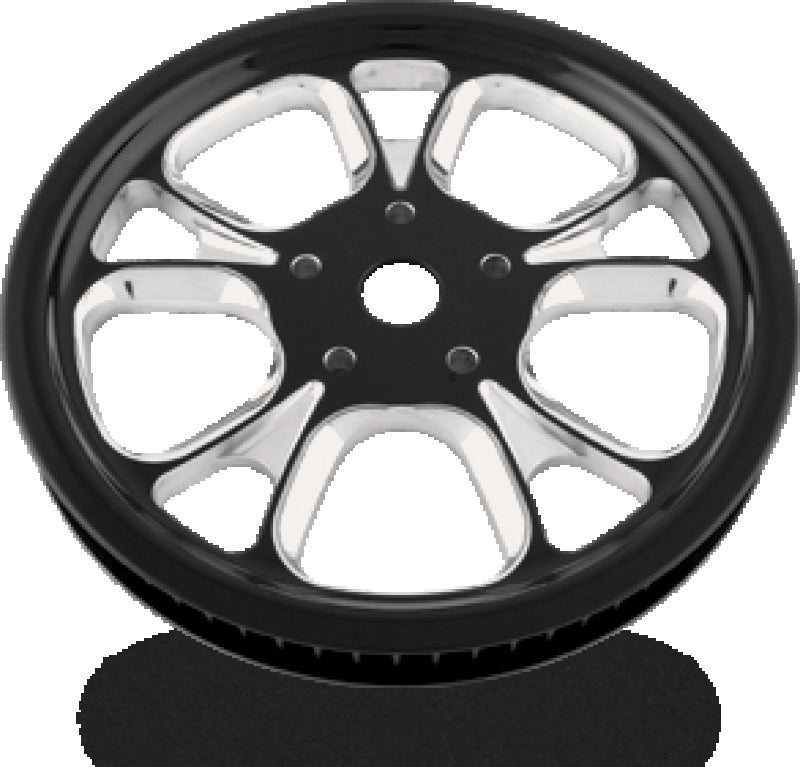 Performance Machine Belt Pulley 66T x 1in Gatlin - Contrast Cut Platinum - 0093-6266GATL-BMP