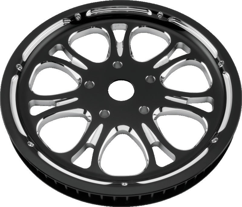 Performance Machine Belt Pulley 66T x 1in Heathen - Contrast Cut Platinum - 0093-6266HEAL-BMP