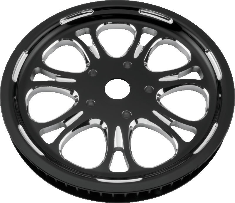 Performance Machine Belt Pulley 66T x 1in Paramount - Contrast Cut Platinum - 0093-6266PARL-BMP