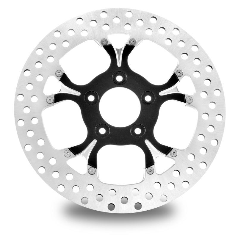 Performance Machine Disc/Carr 11.5 Galaxy Rear Left - Contrast Cut Platinum - 0133-1523GALLS-BMP
