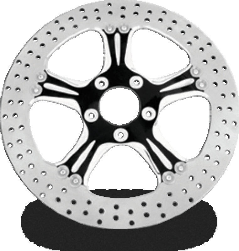 Performance Machine Disc/Carr 11.5 Wrath Front - Contrast Cut Platinum - 0133-1522WRAS-BMP