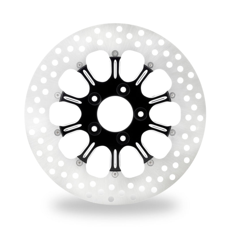 Performance Machine Disc/Carr 11.8 Revel Front - Contrast Cut Platinum - 0133-1800RELS-BMP
