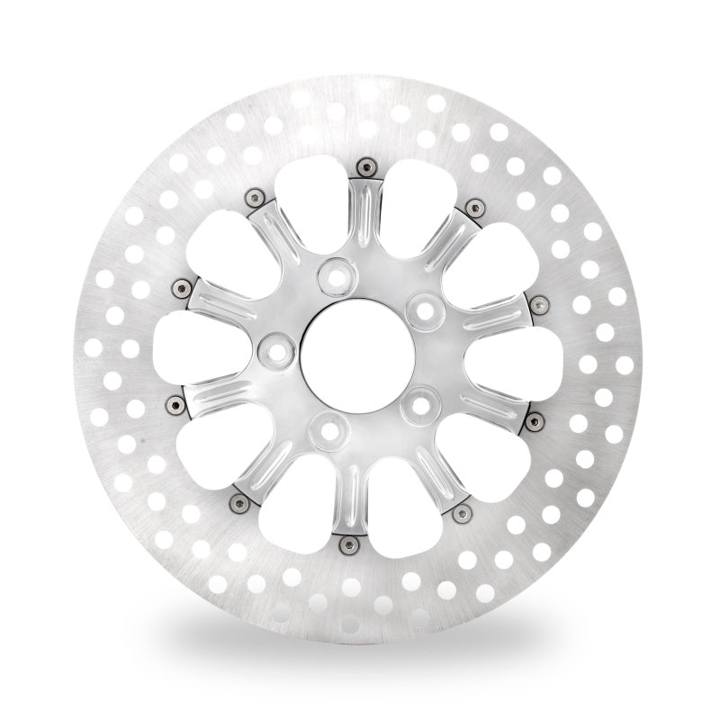 Performance Machine Disc/Carr 11.8 Revel Rear Right - Chrome - 0133-1802RELS-CH