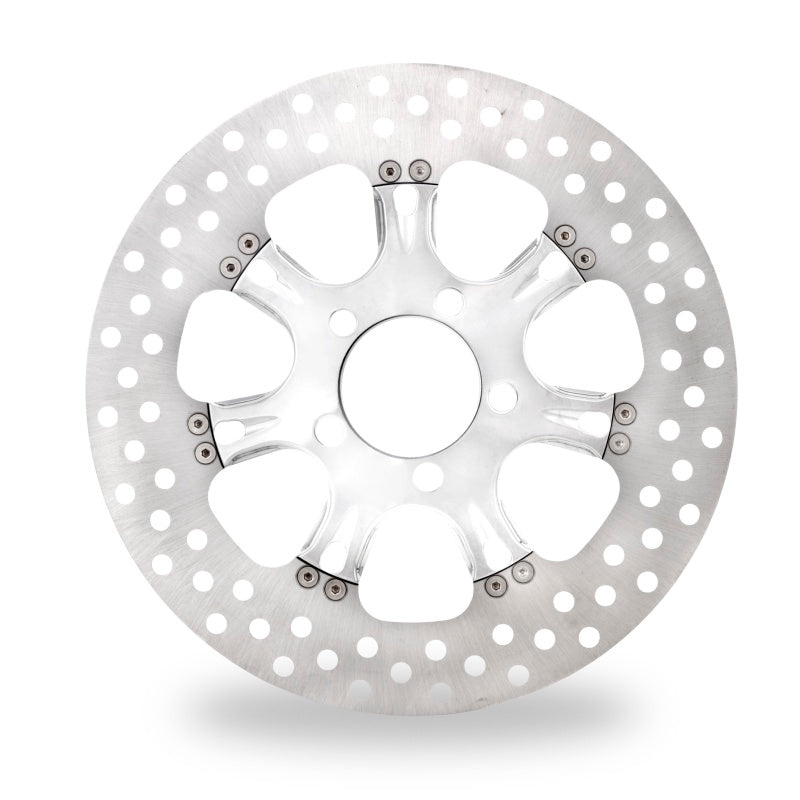 Performance Machine Disc/Carr 11.8 Virtue Rear Right - Chrome - 0133-1802VIRS-CH