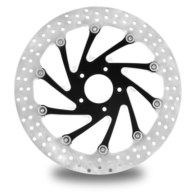 Performance Machine Disc/Carr 13x.20 Sf Del Rey Right - Contrast Cut Platinum - 0133-3015REYRS-BMP
