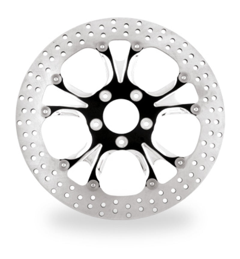 Performance Machine Disc/Carr 13x.20 Sf Gatlin Front - Contrast Cut Platinum - 0133-3015GATS-BMP