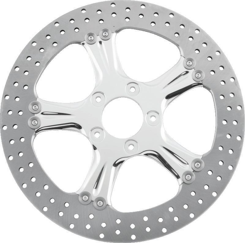 Performance Machine Disc/Carr 13x.20 Sf Wrath Front - Polished - 0133-3015WRAS