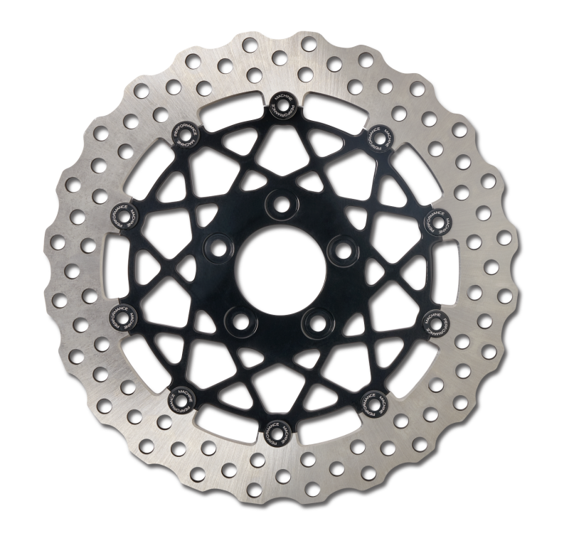 Performance Machine Disc/Carr Speedstar 320Mm X .20 Ff No O/S Front Black Ano - 0133-2608S-B