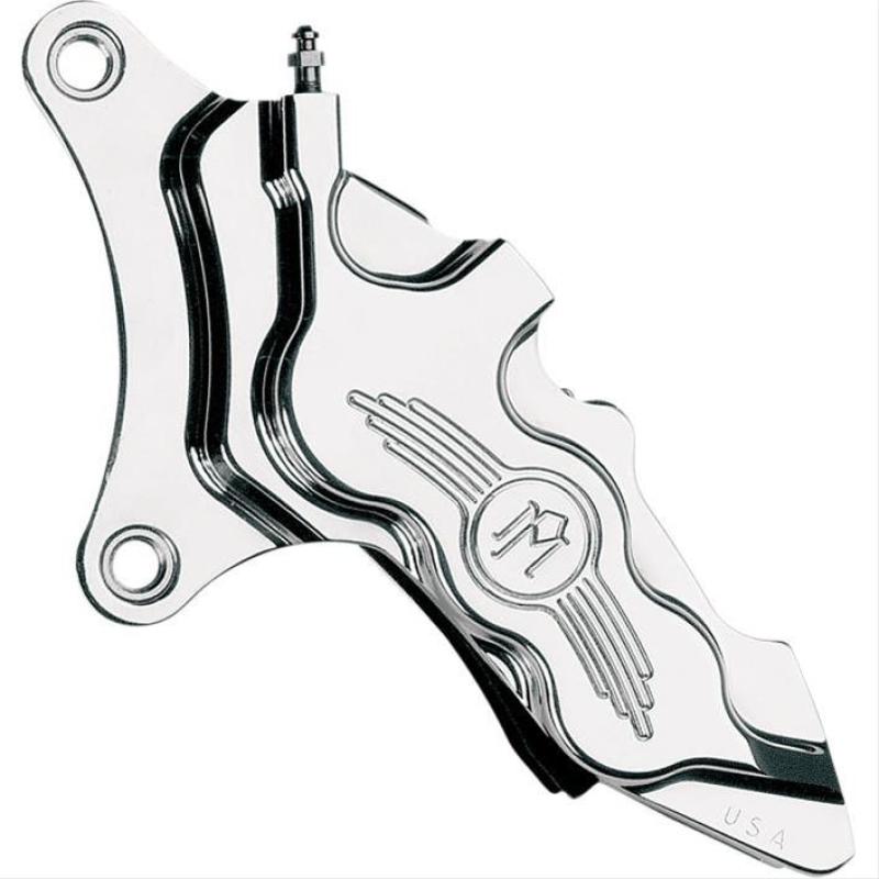 Performance Machine Front 6 Piston Diff Bore Caliper - Chrome - 0051-2917-CH