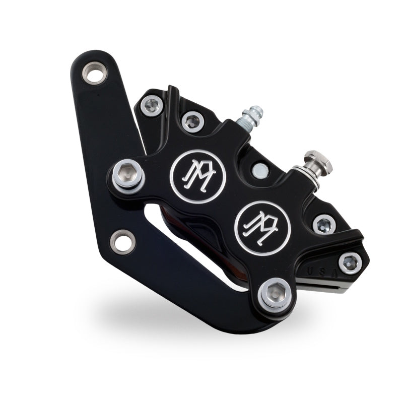 Performance Machine Front Single Brake-Blk Contrast Cut - 1213-0017-BM
