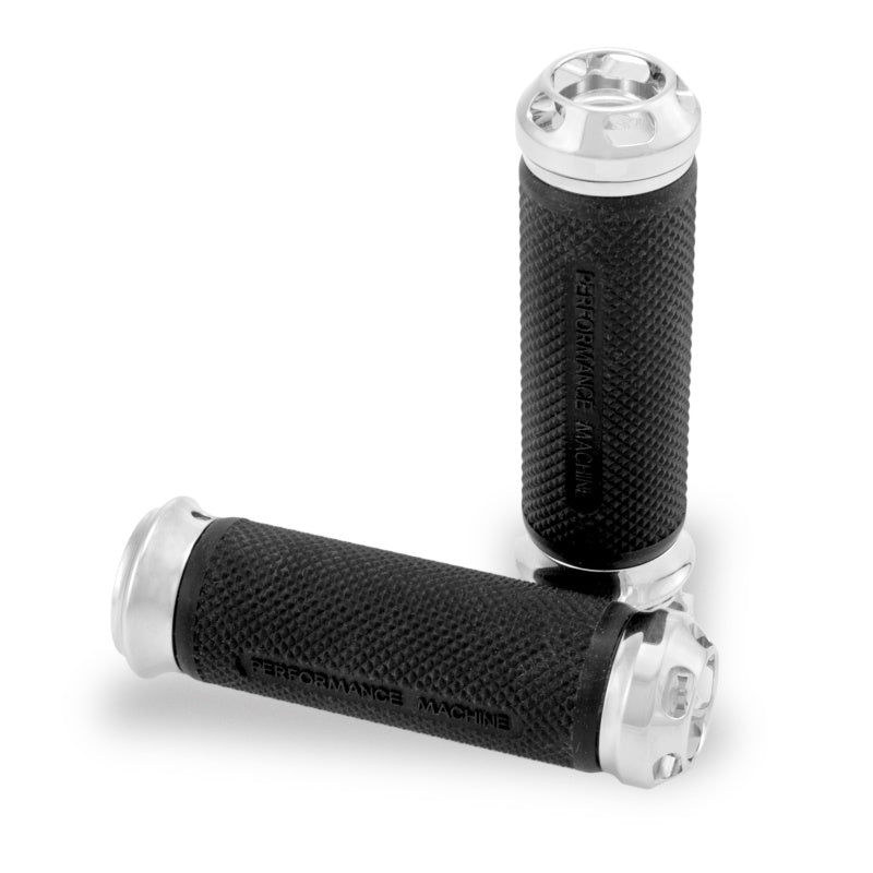 Performance Machine Handle Grip Set - Apex TBW - Chrome - 0063-2044-CH