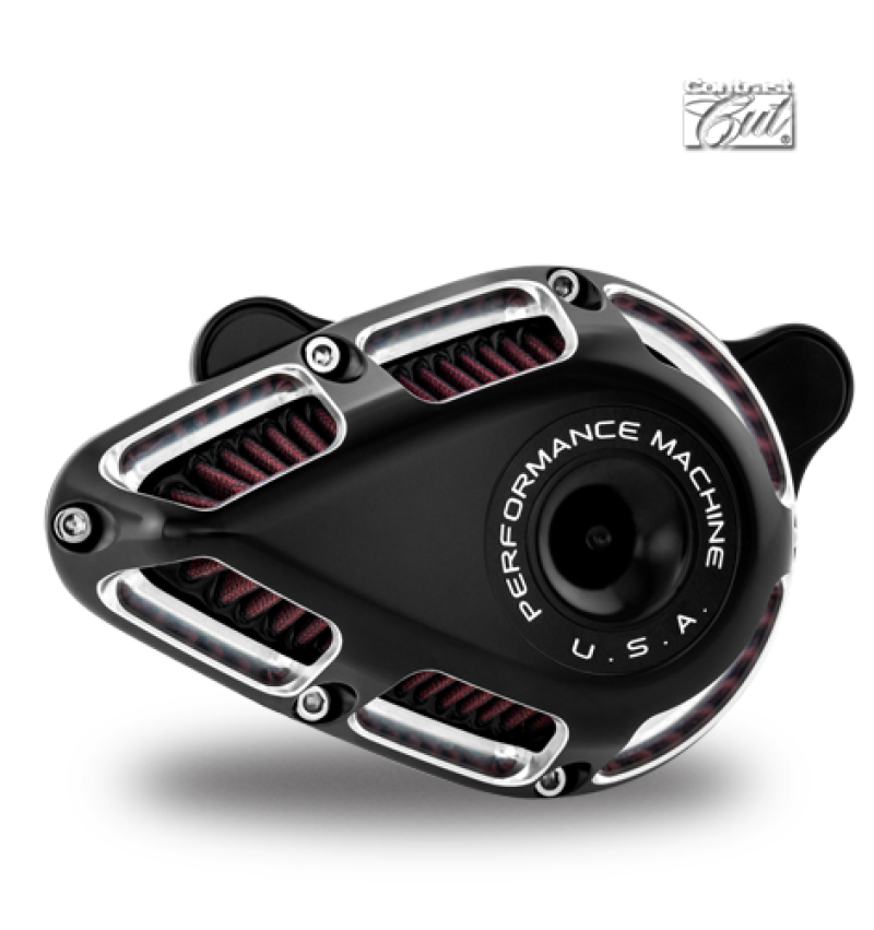 Performance Machine Jet Air Cleaner - Contrast Cut - 0206-2140-BM