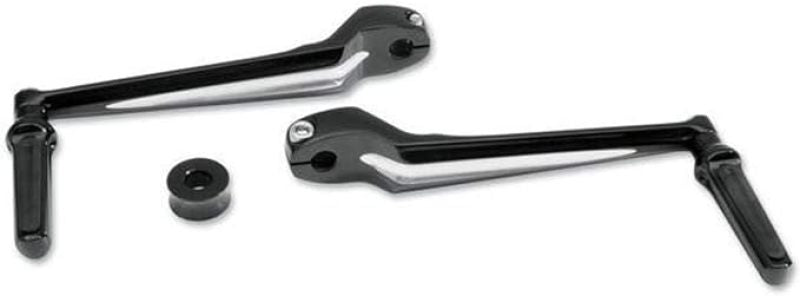 Performance Machine Shift Lever Assembly Floorboard - Black Ano - 0034-1081-B