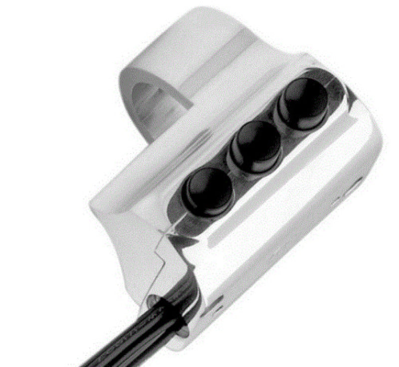 Performance Machine Switch Assembly 3 Button Left Side - Chrome - 0062-2035-CH
