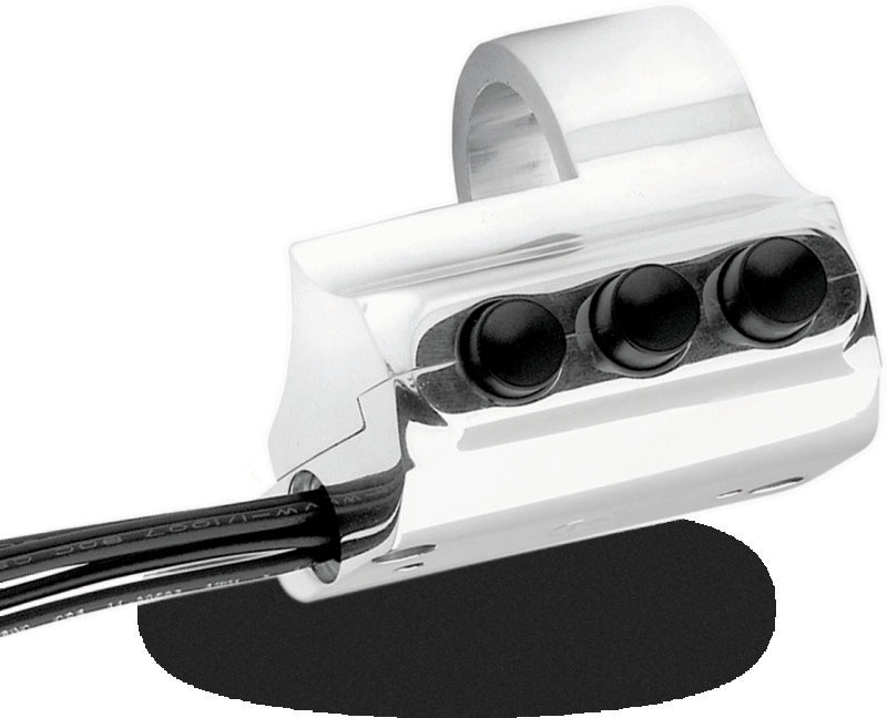 Performance Machine Switch Assembly 3 Button Right Side - Chrome - 0062-2032-CH