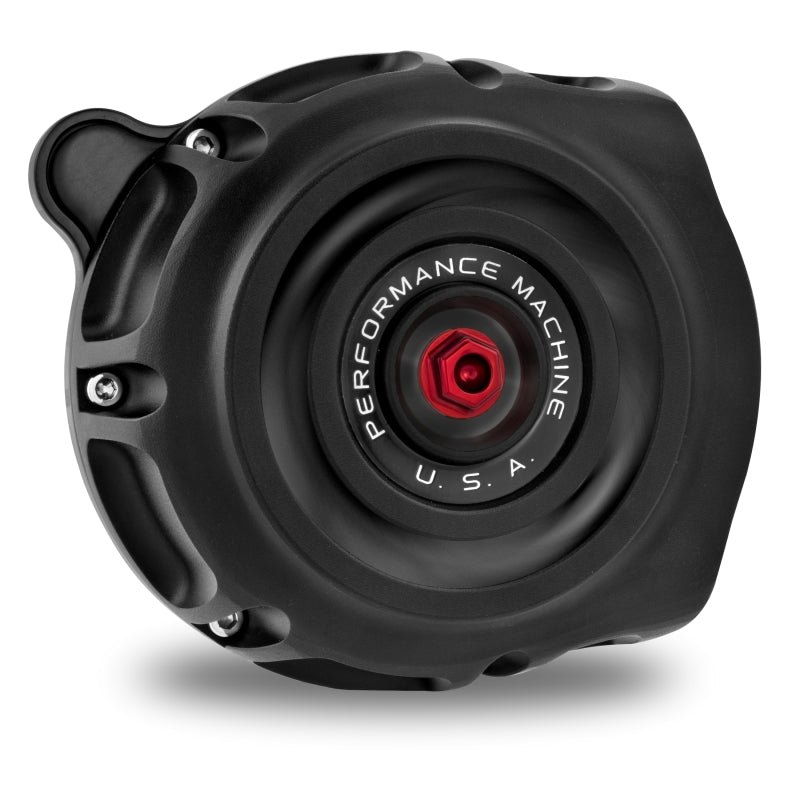 Performance Machine Vintage Air Cleaner - Black Ops - 0206-2131-SMB