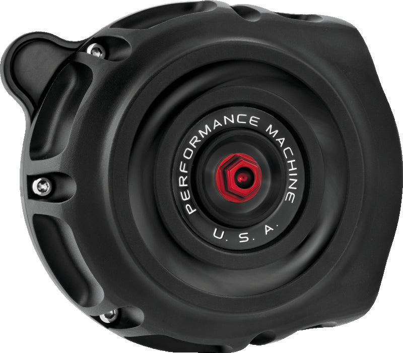 Performance Machine Vintage Air Cleaner - Black Ops - 0206-2133-SMB