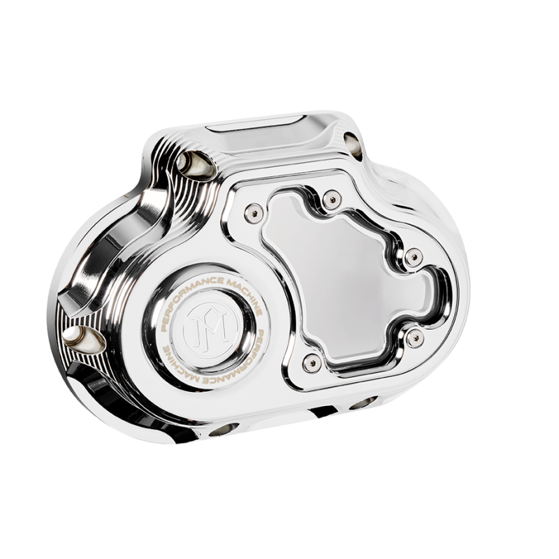 Performance Machine Vision Clutch Cover W/Bezel - Chrome - 0177-2081M-CH