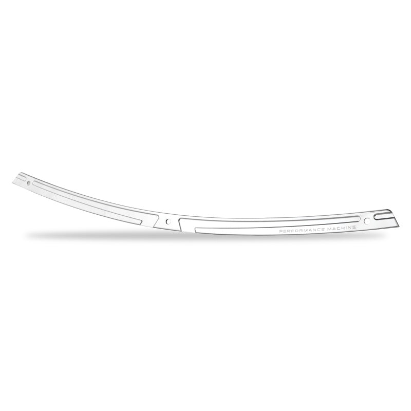 Performance Machine Windscreen Trim Assembly Scallop - Chrome - 0209-2015SCA-CH