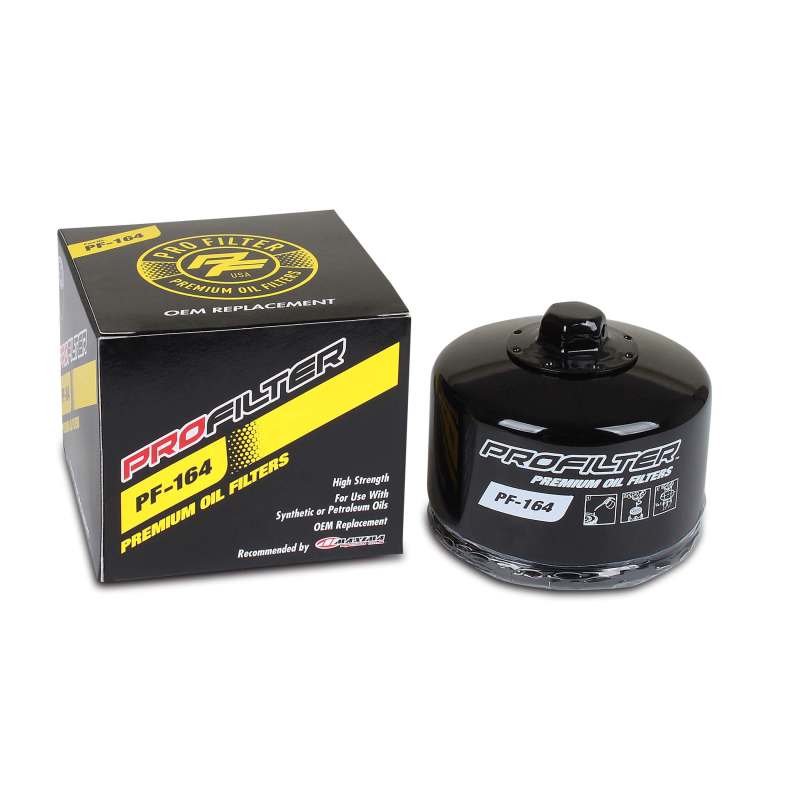 ProFilter BMW/KYMCO Spin-On Black Various Performance Oil Filter - Single - PF-164-1