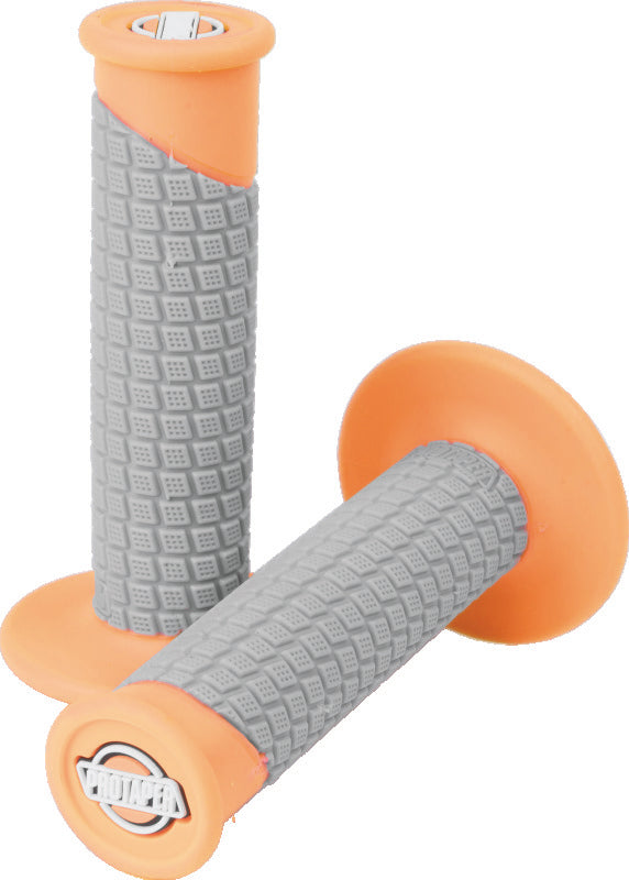 ProTaper Clamp-On Pillow Top Grips - Neon Orange/Gray - 021677