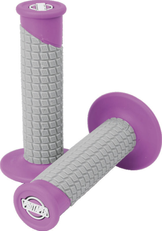 ProTaper Clamp-On Pillow Top Grips - Neon Purple/Gray - 021675