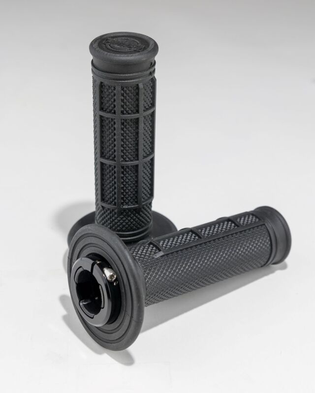 ProTaper Pro Series Clamp On 1/2 Waffle Black/Black - 023350