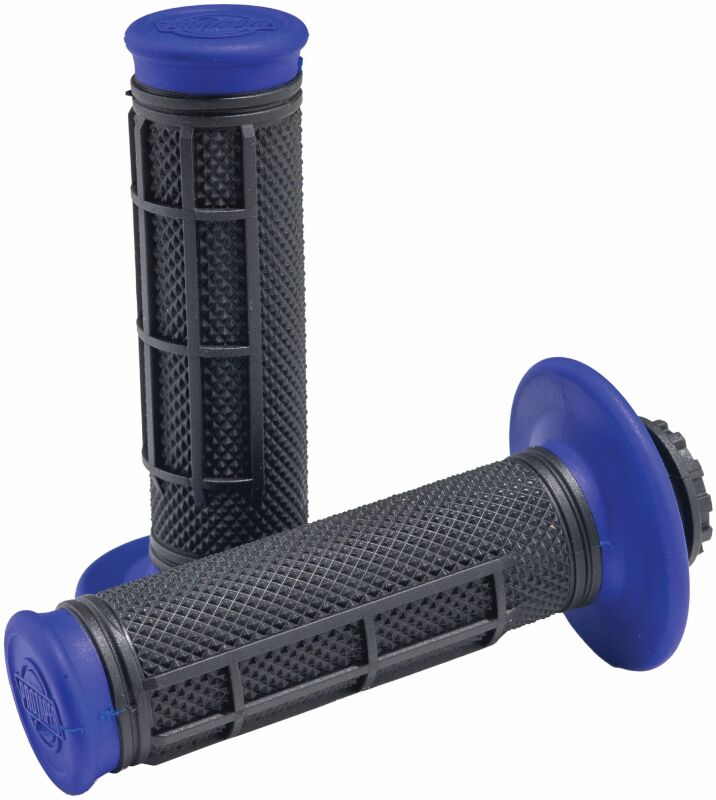 ProTaper Pro Series Clamp On 1/2 Waffle Blue/Black - 023352