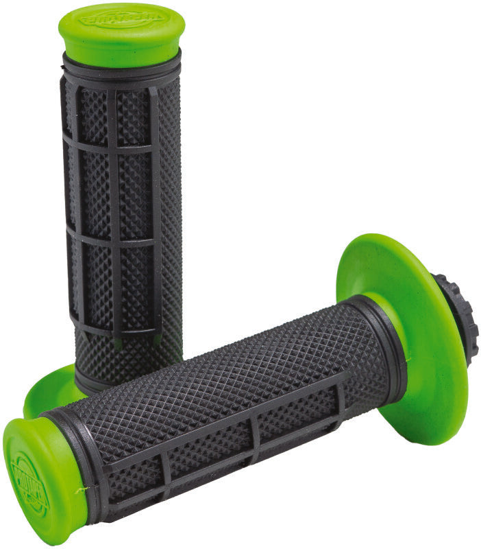 ProTaper Pro Series Clamp On 1/2 Waffle Green/Black - 023356