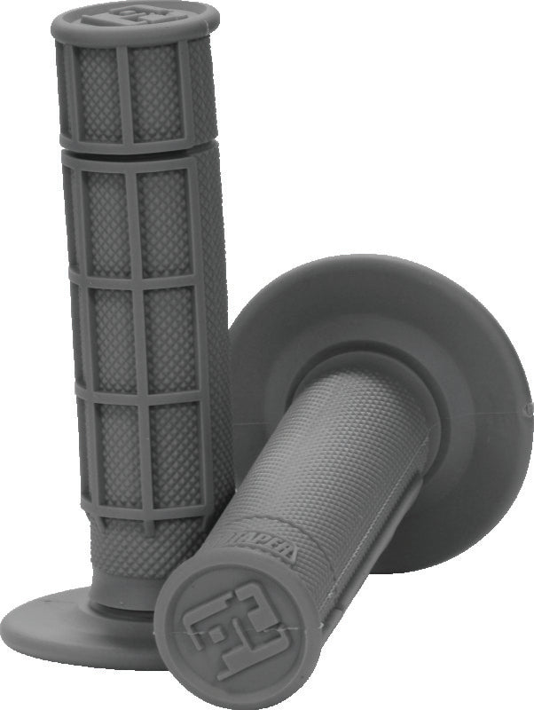 ProTaper Race Cut 1/2 Waffle Grips - Grey - 024035