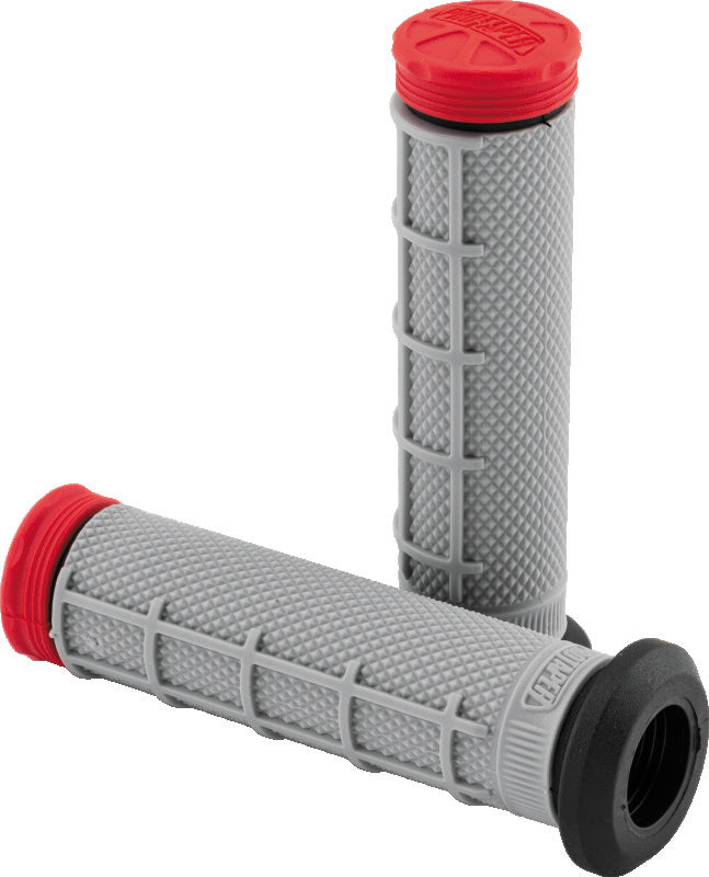 ProTaper Tri Density ATV 1/2 Waffle Grips - Red - 024866