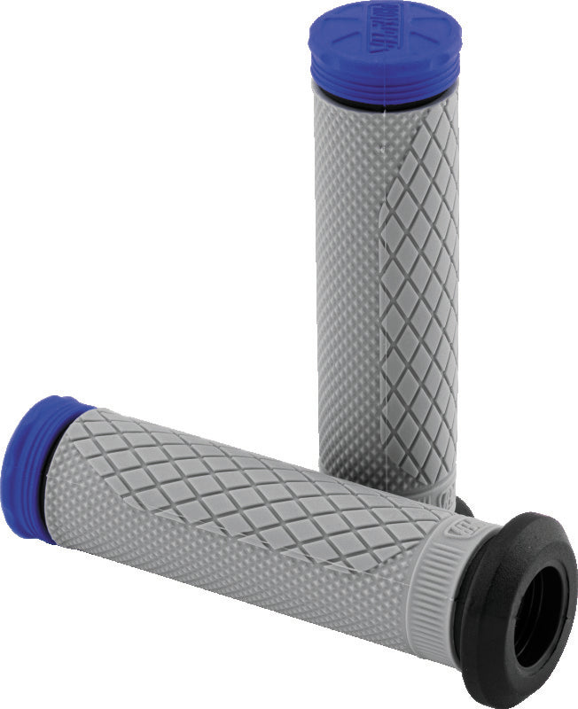 ProTaper Tri Density Full Diamond ATV Grips - Blue - 024879