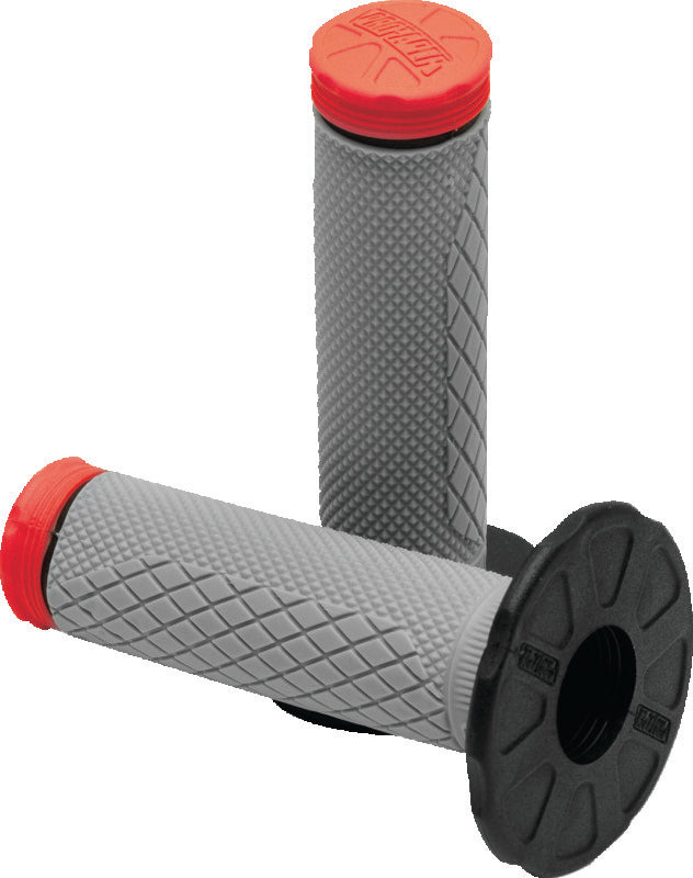 ProTaper Tri Density Full Diamond MX Grips - Red - 024872