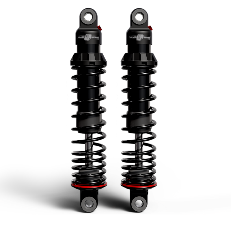 Progressive 2006-2017 Harley-Davidson Dyna 494 Series Shocks 12.5in Bearing - Black - 494-1001