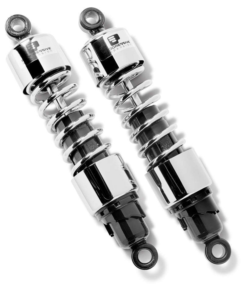 Progressive Cruiser 412 Series Shocks 11.0in - Chrome - 412-4233C
