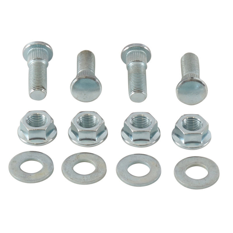 QuadBoss 2005-2008 Polaris Ranger 500 2x4 (03) Front Wheel Stud & Nut Kit - 608277