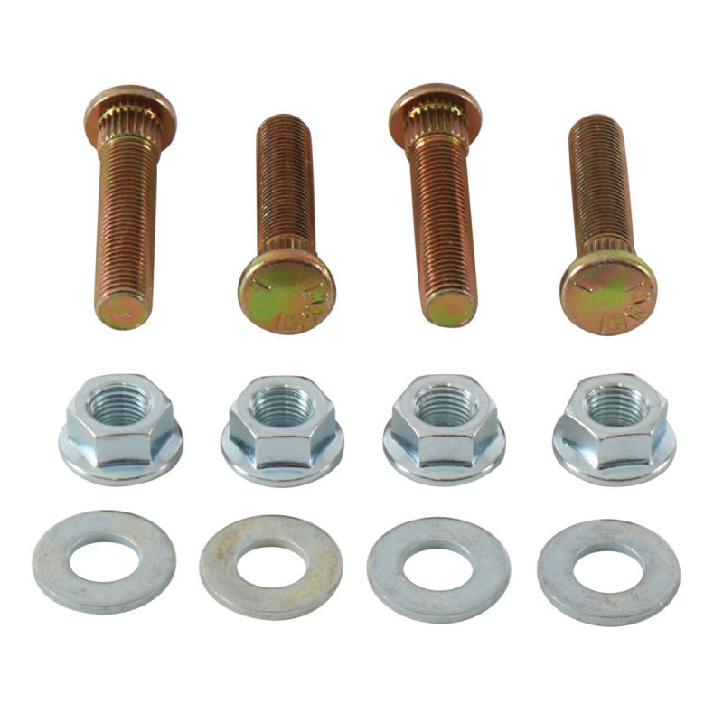 QuadBoss 2009-2010 Polaris Ranger 500 EFI (02) Front Wheel Stud & Nut Kit - 608278